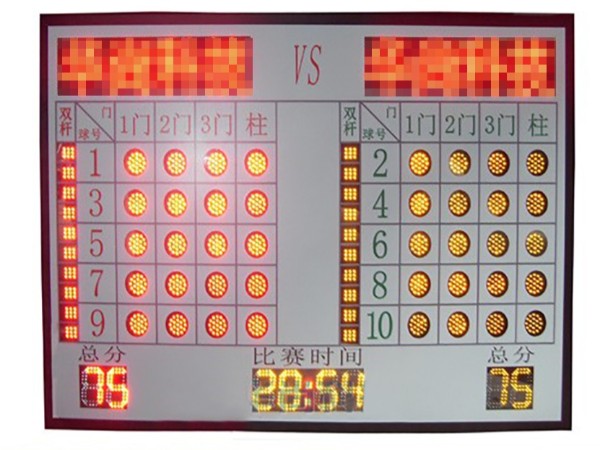 門(mén)球多功能電子記分牌